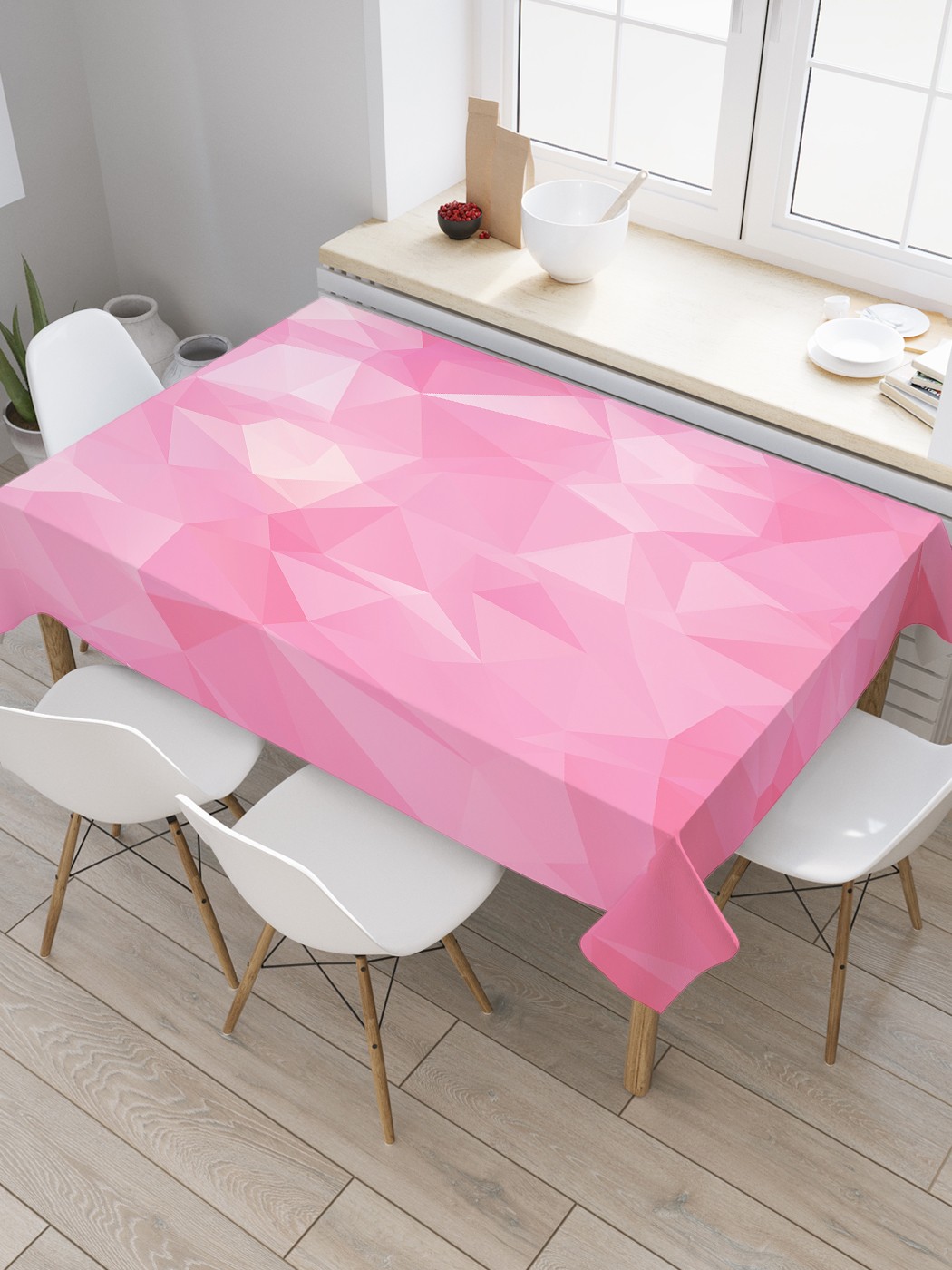 Скатерть прямоугольная JoyArty "Горы призм" из оксфорда, 120x145 см, Розовый, Горы призм
Скатерть прямоугольная JoyArty "Горы призм" из оксфорда, 120x145 см, Розовый, Горы призм