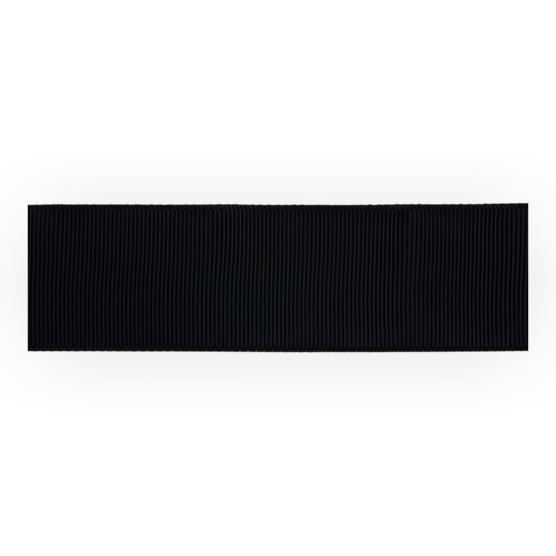 Gamma репсовая, 38 мм, 45,5 м, № 123, цвет черный 
Gamma репсовая, 38 мм, 45,5 м, № 123, цвет черный