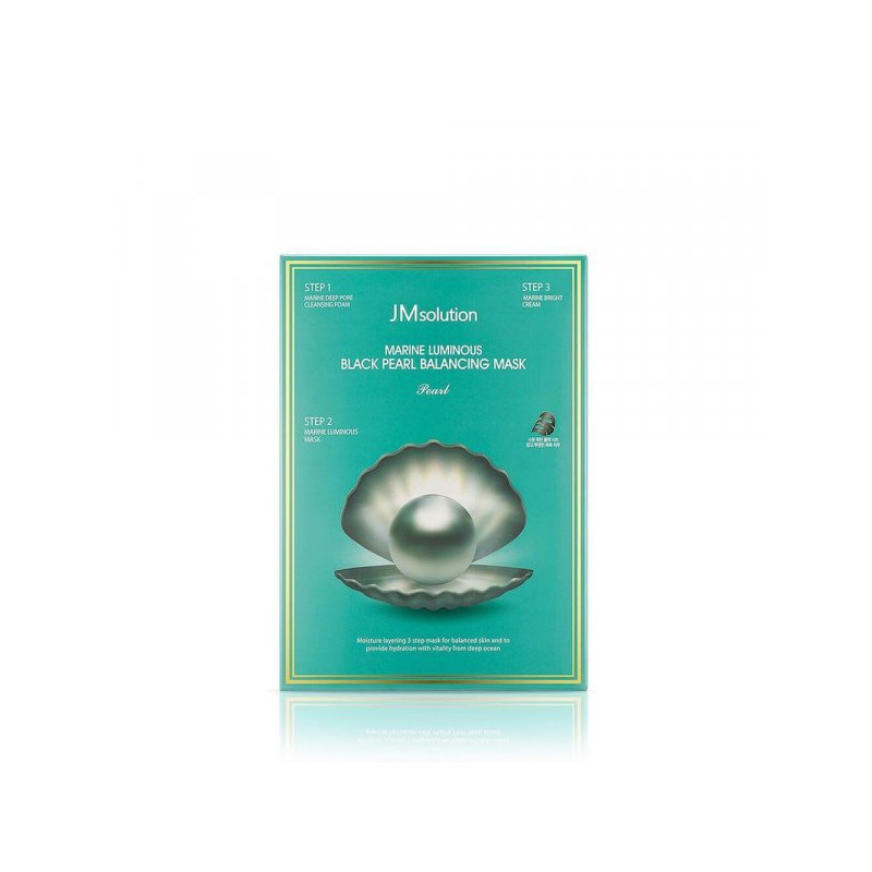 Маска JM Solution с экстрактом черного жемчуга 30 мл, MARINE LUMINOUS BLACKPEARL BALANCING MASK
Маска JM Solution с экстрактом черного жемчуга 30 мл, MARINE LUMINOUS BLACKPEARL BALANCING MASK