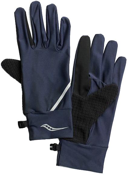 фото Перчатки беговые saucony 2020-21 fortify liner gloves mood indigo (us:m)
