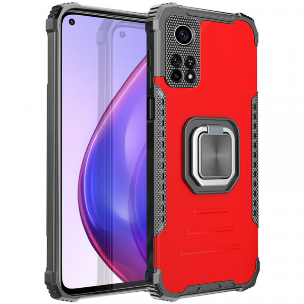 Противоударный чехол Epik Brutal с кольцом для Xiaomi Mi 10T Mi10T Pro с защитой камеры, Красный
Противоударный чехол Epik Brutal с кольцом для Xiaomi Mi 10T Mi10T Pro с защитой камеры, Красный