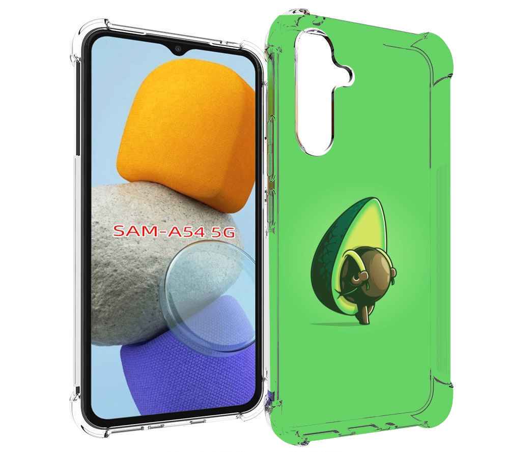 Чехол MyPads авокадо с сумкой для Samsung Galaxy A54, Tocco 
Чехол MyPads авокадо с сумкой для Samsung Galaxy A54, Tocco