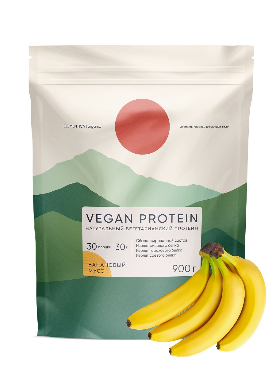 Смесь для приготовления напитков "VEGAN PROTEIN" со вкусом "Банановый мусс", 0,9кг, vegan protein
Смесь для приготовления напитков "VEGAN PROTEIN" со вкусом "Банановый мусс", 0,9кг, vegan protein
