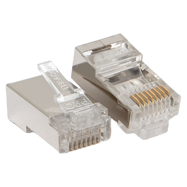 Коннектор RJ-45 экранированный 8P8C 30мкд кат.6 (уп.20шт) TeraLINK PRO EKF TRP-PLUG-6FTP-2
Коннектор RJ-45 экранированный 8P8C 30мкд кат.6 (уп.20шт) TeraLINK PRO EKF TRP-PLUG-6FTP-2