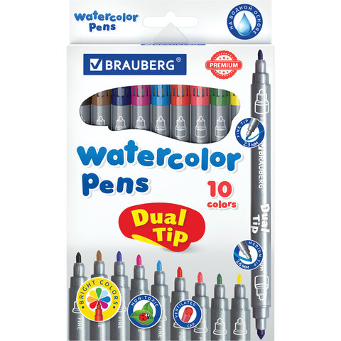 Фломастеры двусторонние Brauberg Premium DUAL-TIP, 10 шт., 10 цветов, 151946, 4 шт, Фиолетовый;бордовый;желтый;зеленый;коричневый;красный;оранжевый;синий;розовый;черный
Фломастеры двусторонние Brauberg Premium DUAL-TIP, 10 шт., 10 цветов, 151946, 4 шт, Фиолетовый;бордовый;желтый;зеленый;коричневый;красный;оранжевый;синий;розовый;черный