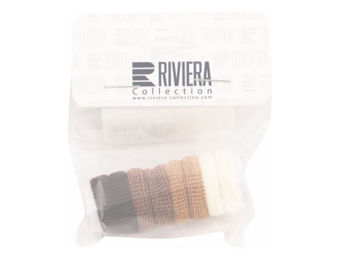 фото Резинки для волос riviera махрушки в ассортименте 10 шт