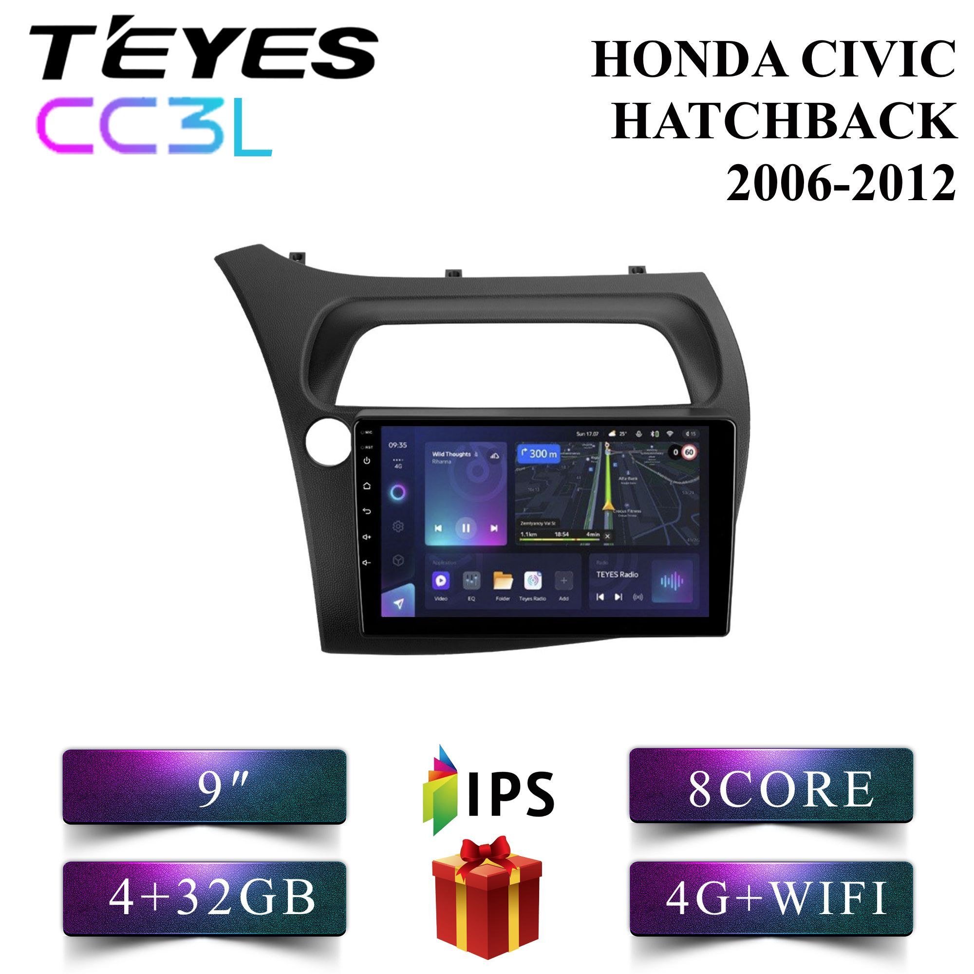 Штатная автомагнитола Teyes CC3L 4+32GB 4G Toyota Land Cruiser Prado 150 Комплект В, CC3L 4+32
Штатная автомагнитола Teyes CC3L 4+32GB 4G Toyota Land Cruiser Prado 150 Комплект В, CC3L 4+32