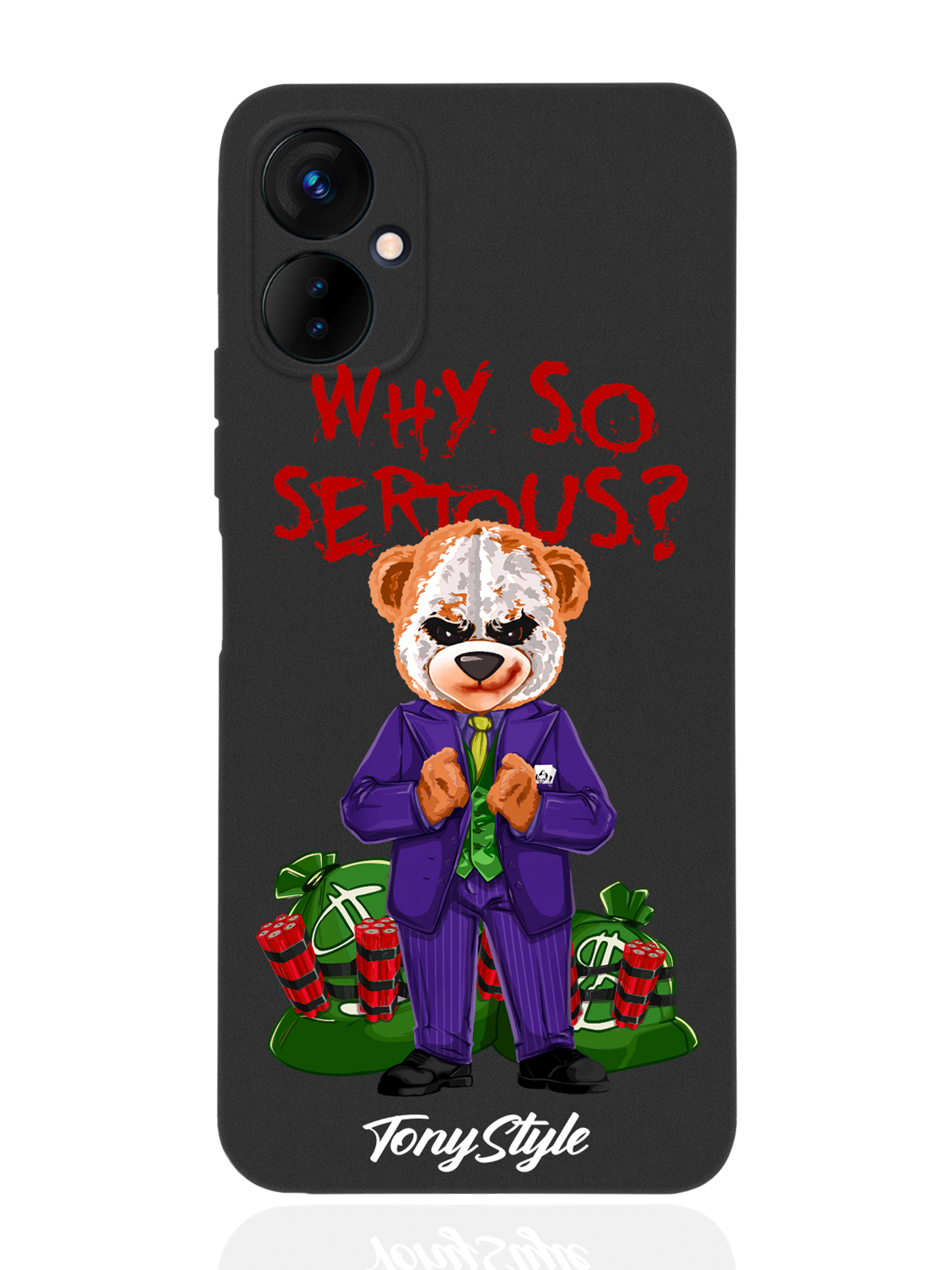 Чехол Tony Style для Tecno Spark 9 Pro Tony Style Why so serious черный, Разноцветный
Чехол Tony Style для Tecno Spark 9 Pro Tony Style Why so serious черный, Разноцветный