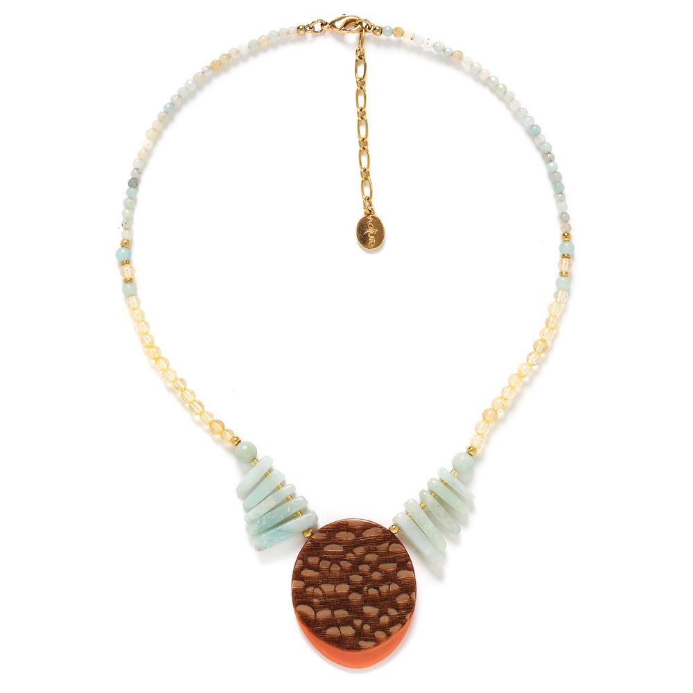 Колье из бижутерного сплава 47,5 см Nature Bijoux NB23.1-15-42571, амазонит/смола/цитрин, NB23.1-15-42571
Колье из бижутерного сплава 47,5 см Nature Bijoux NB23.1-15-42571, амазонит/смола/цитрин, NB23.1-15-42571