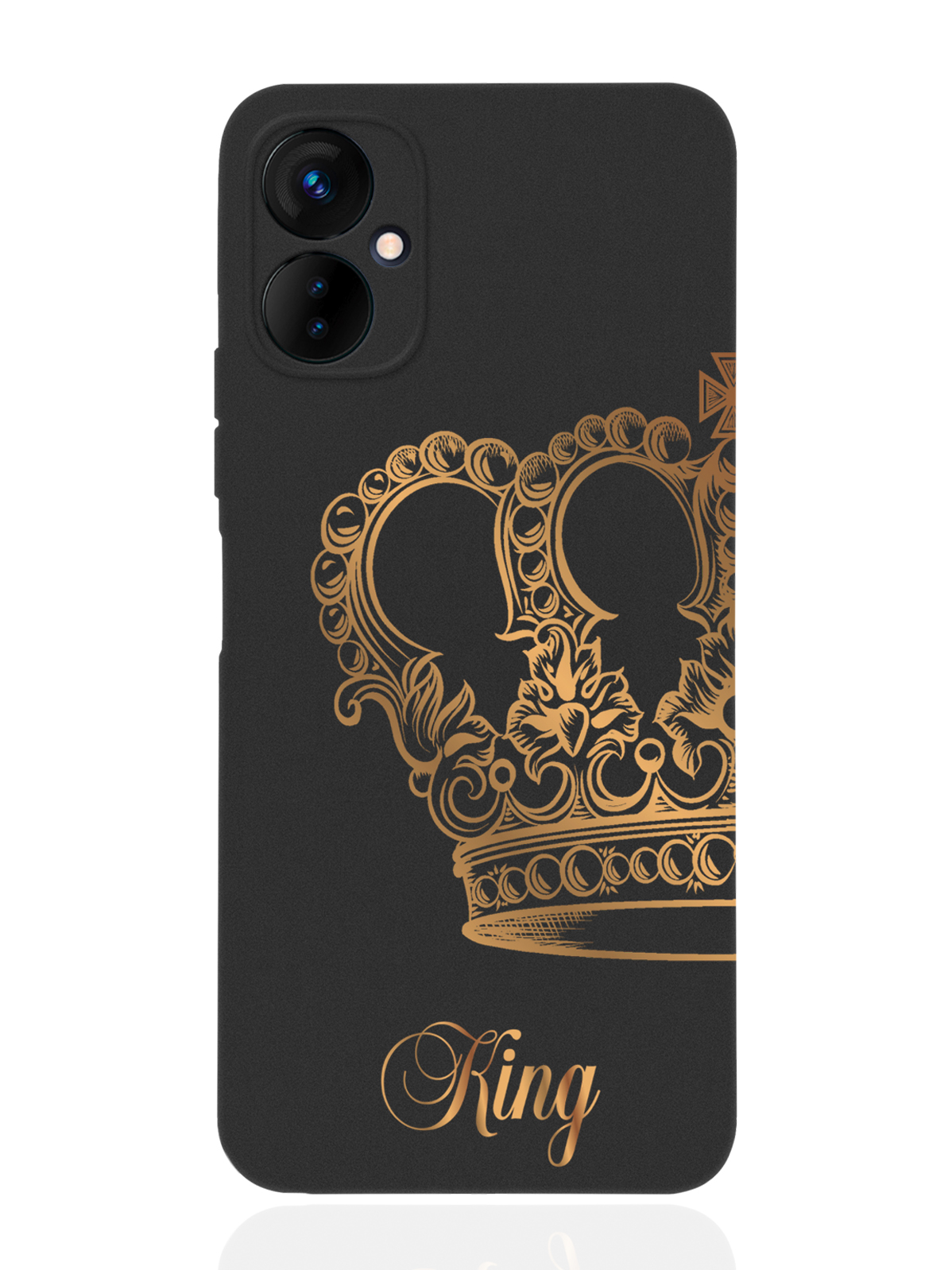 Чехол MustHaveCase для Tecno Spark 9 Pro Парный чехол корона King черный, Черный;золотистый
Чехол MustHaveCase для Tecno Spark 9 Pro Парный чехол корона King черный, Черный;золотистый