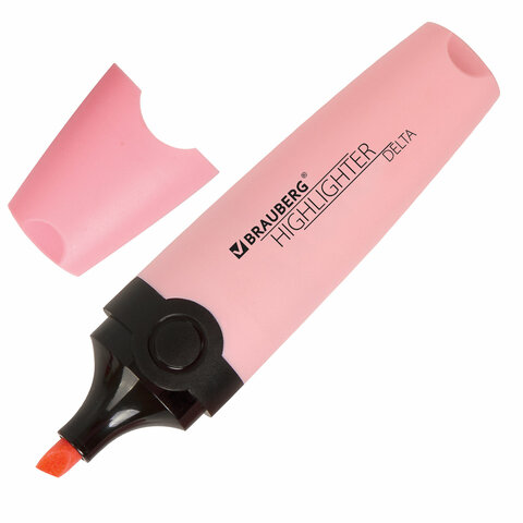 Текстовыделитель Brauberg Delta PASTEL, ПАСТЕЛЬНЫЙ РОЗОВЫЙ, линия 1-5 мм, 151731, 12 шт
Текстовыделитель Brauberg Delta PASTEL, ПАСТЕЛЬНЫЙ РОЗОВЫЙ, линия 1-5 мм, 151731, 12 шт