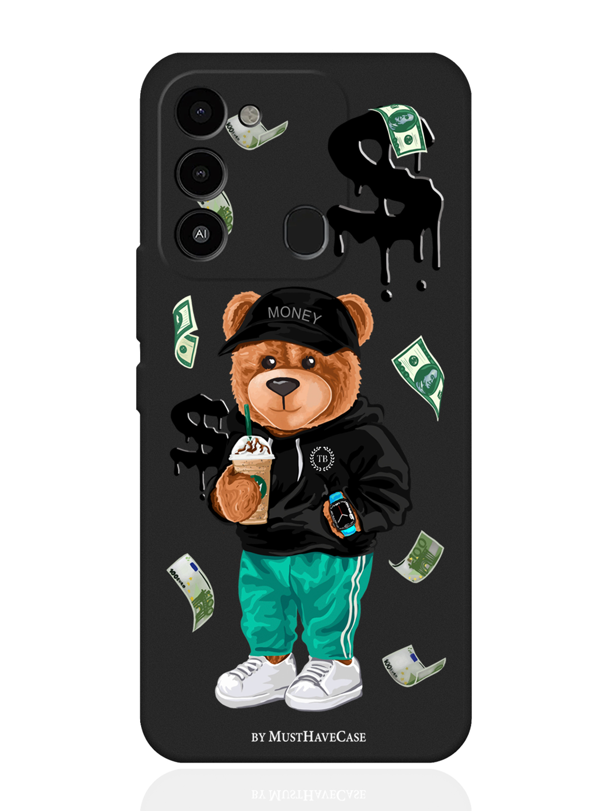 Чехол MustHaveCase для Tecno Spark 9 Tony Bear/ Мишка Тони черный, Черный;зеленый;коричневый
Чехол MustHaveCase для Tecno Spark 9 Tony Bear/ Мишка Тони черный, Черный;зеленый;коричневый