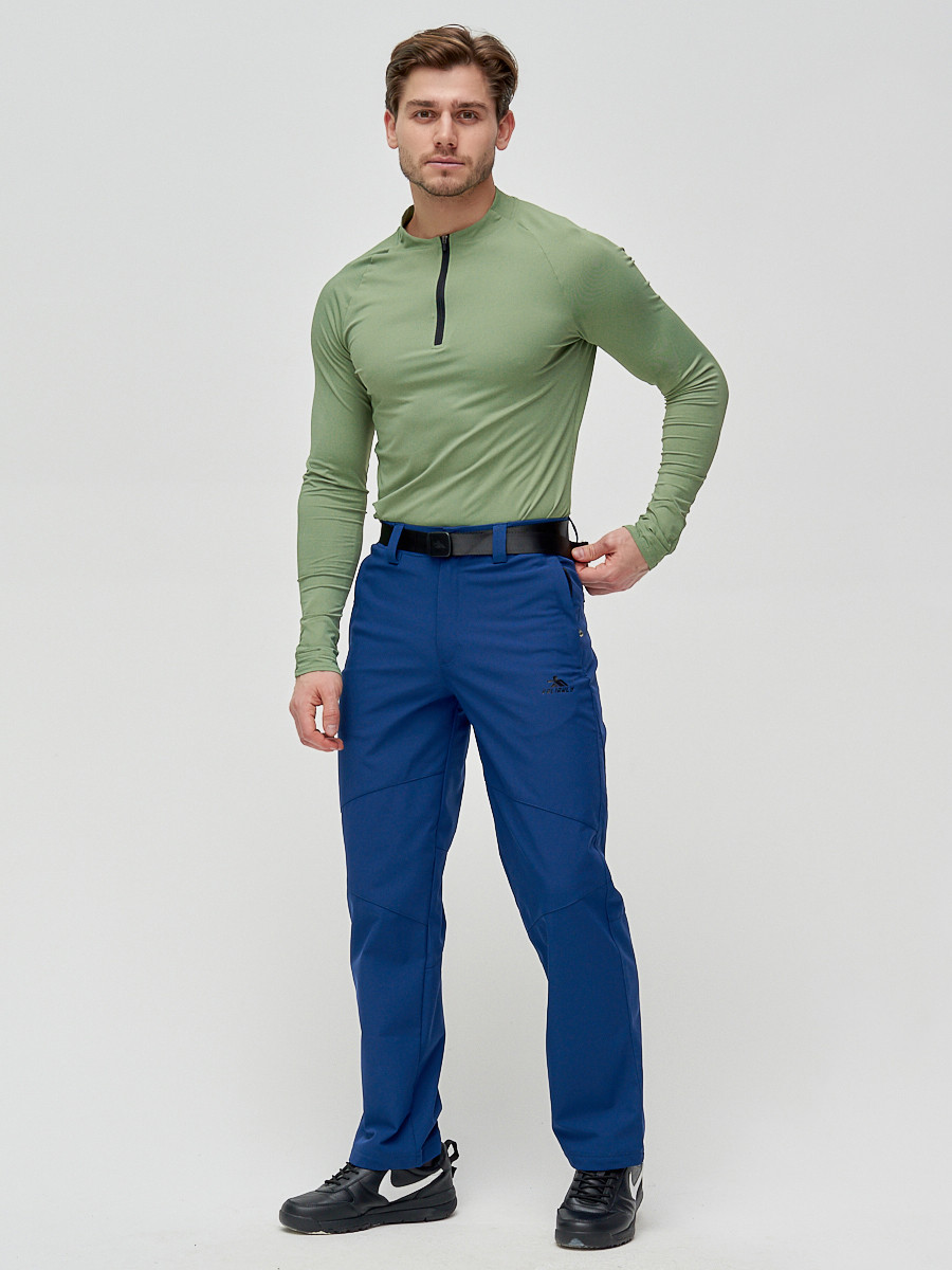 фото Спортивные брюки мужские valianly 93505 синие 48 ru