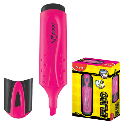 Текстовыделитель Maped Fluo Pep's Classic, РОЗОВЫЙ, линия 1-5 мм, 742536, 12 шт
Текстовыделитель Maped Fluo Pep's Classic, РОЗОВЫЙ, линия 1-5 мм, 742536, 12 шт