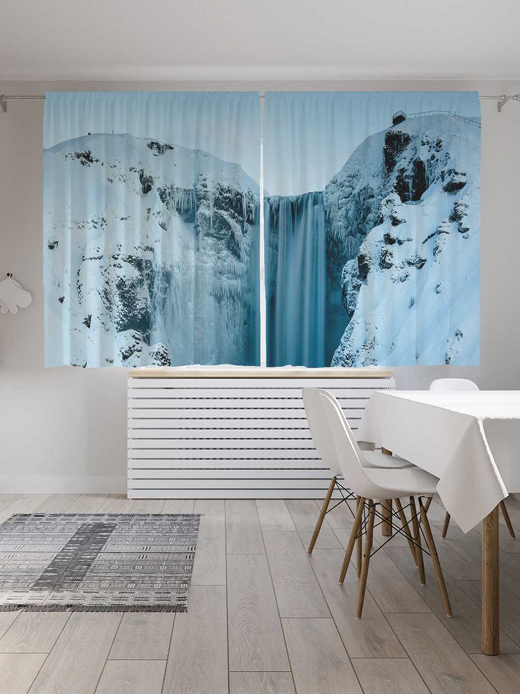 Классические шторы JoyArty "Водопад в снегах", серия Oxford DeLux, 2 полотна 145x180 см, Водопад в снегах
Классические шторы JoyArty "Водопад в снегах", серия Oxford DeLux, 2 полотна 145x180 см, Водопад в снегах