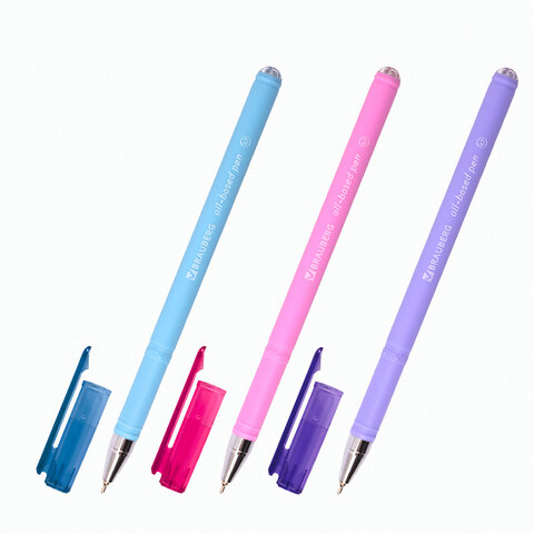 Ручка шариковая масляная Brauberg FRUITY Pastel, синяя, soft-touch, 142958, OBP322, 24 шт
Ручка шариковая масляная Brauberg FRUITY Pastel, синяя, soft-touch, 142958, OBP322, 24 шт