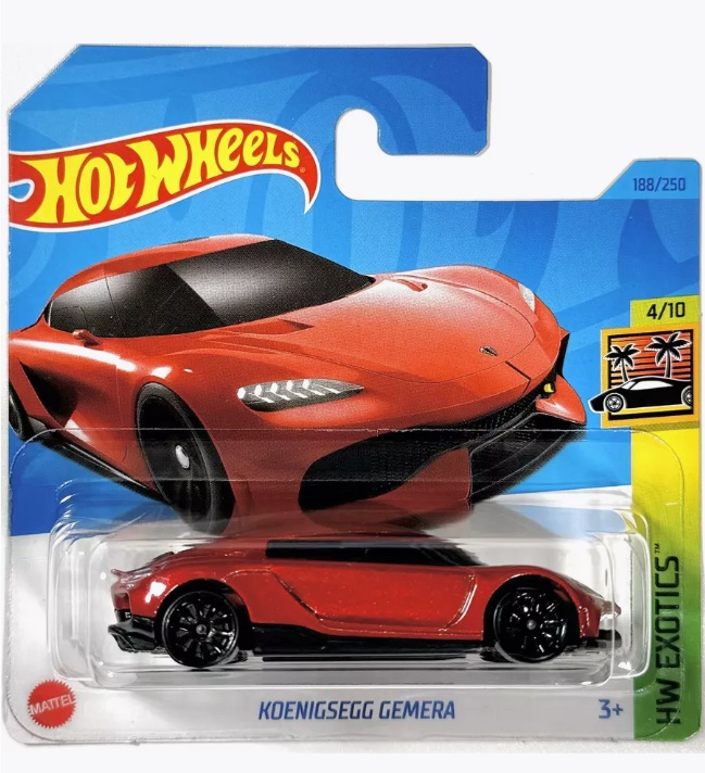Машинка базовой коллекции Hot Wheels KOENIGSEGG GEMERA красная 5785/HKK56, Красный, 5785
Машинка базовой коллекции Hot Wheels KOENIGSEGG GEMERA красная 5785/HKK56, Красный, 5785
