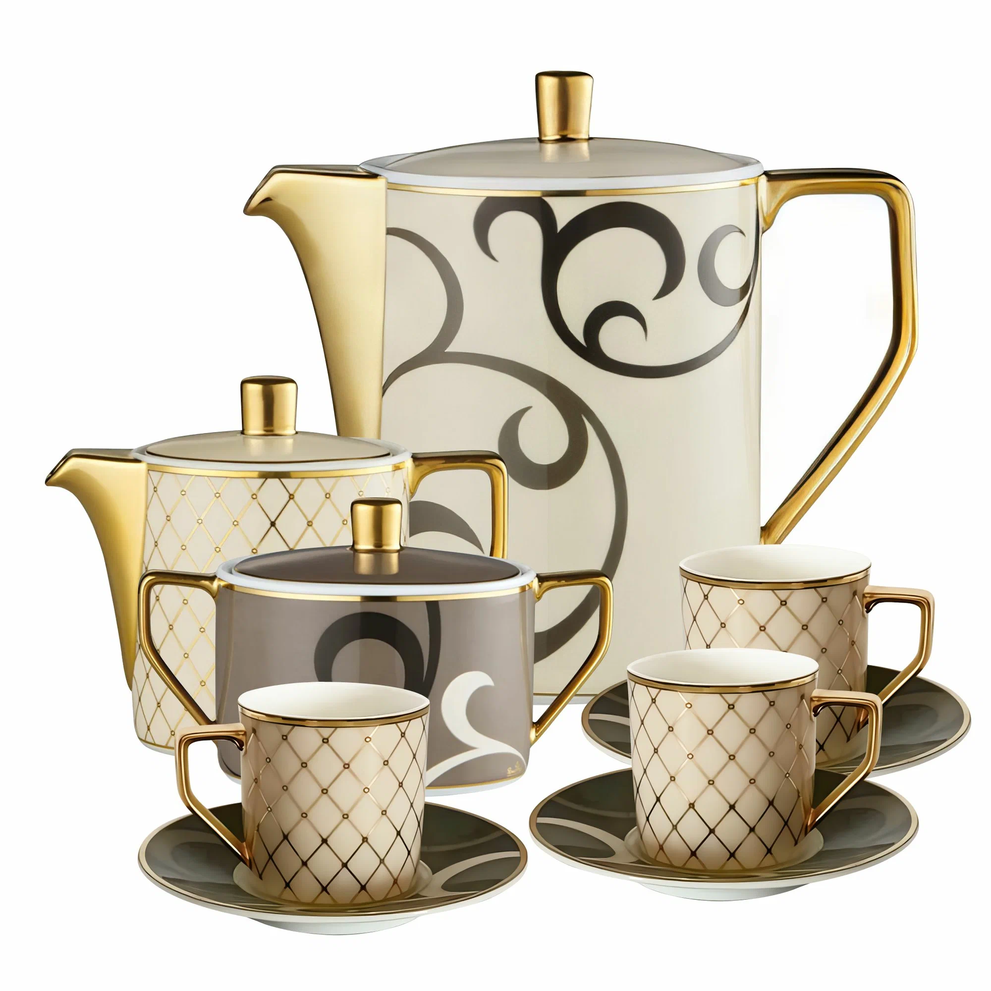 Кофейный набор Rosenthal НаборФранцисШахерезада, Бежевый;золотистый;коричневый, ФранцисШахерезада
Кофейный набор Rosenthal НаборФранцисШахерезада, Бежевый;золотистый;коричневый, ФранцисШахерезада