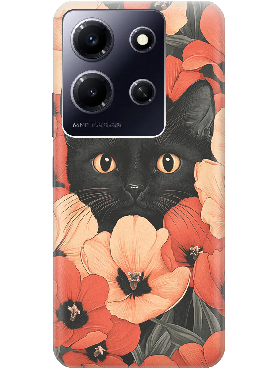 Силиконовый чехол на Infinix Note 30i с принтом "Котик в маках", Прозрачный;черный;красный, 772564212
Силиконовый чехол на Infinix Note 30i с принтом "Котик в маках", Прозрачный;черный;красный, 772564212