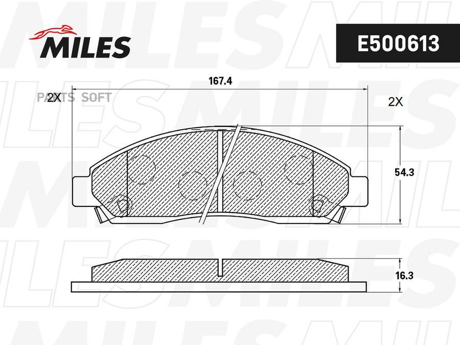 Колодки тормозные GREAT WALL HOVER 05-/ISUZU D-MAX 02-12 передние Ceramic 1шт MILES
Колодки тормозные GREAT WALL HOVER 05-/ISUZU D-MAX 02-12 передние Ceramic 1шт MILES