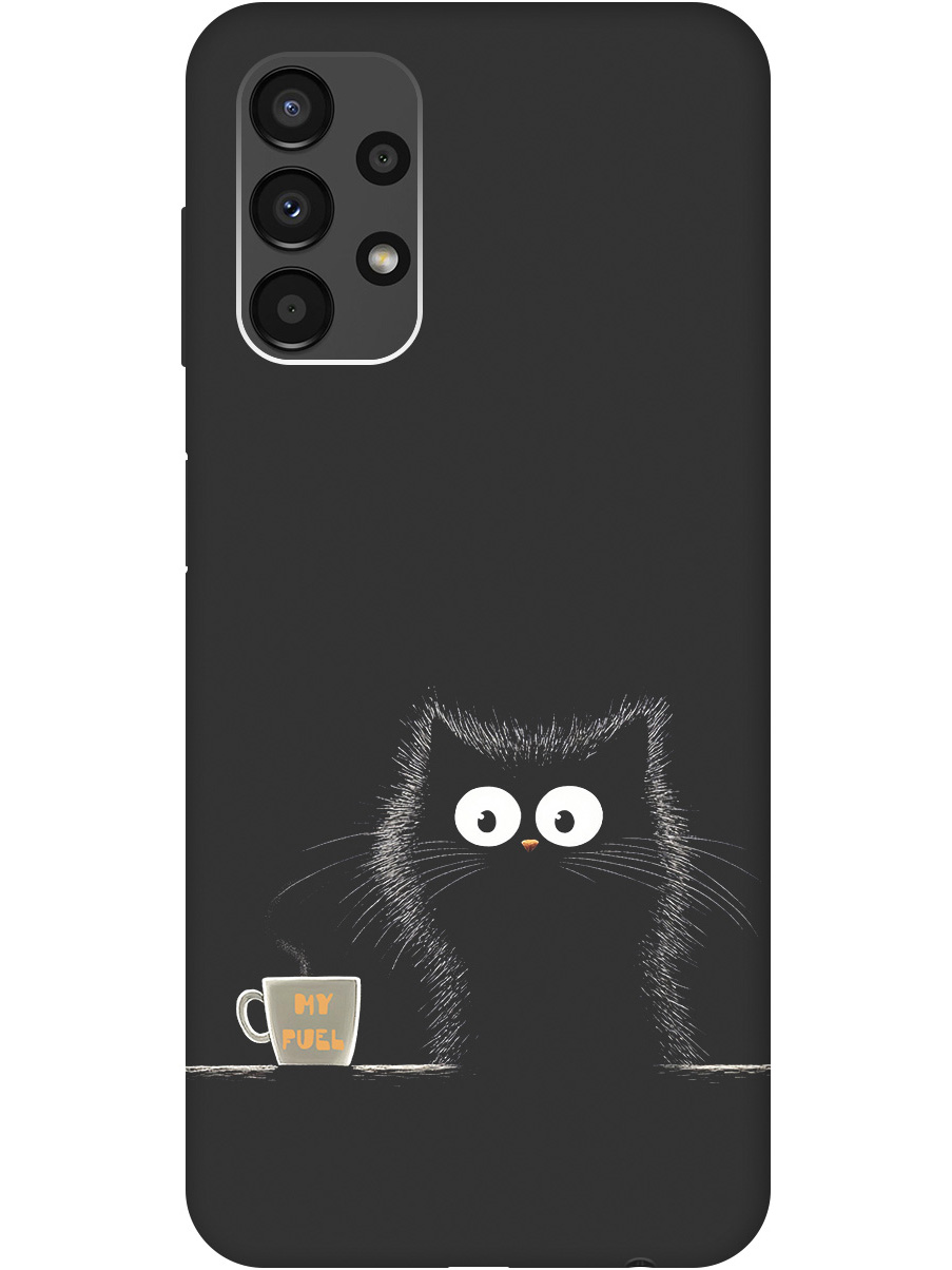 Силиконовый чехол на Samsung Galaxy A13 4G с принтом "Котик и кофе" матовый черный, Черный;белый;коричневый, 740132712
Силиконовый чехол на Samsung Galaxy A13 4G с принтом "Котик и кофе" матовый черный, Черный;белый;коричневый, 740132712