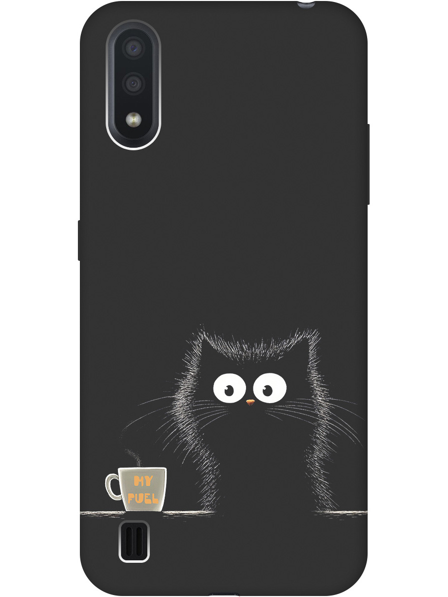 Силиконовый чехол на Samsung Galaxy A01 с принтом "Котик и кофе" матовый черный, Черный;белый;коричневый, 722444412
Силиконовый чехол на Samsung Galaxy A01 с принтом "Котик и кофе" матовый черный, Черный;белый;коричневый, 722444412