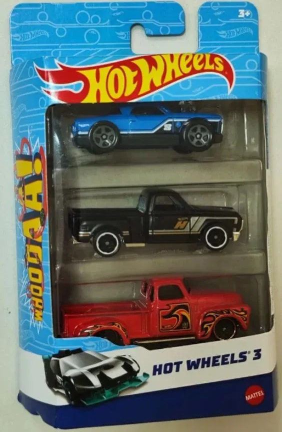 Игровой набор из трех машинок Hot Wheels 3 1:64 K5904-10, Красный;синий;черный, Hot Wheels-3
Игровой набор из трех машинок Hot Wheels 3 1:64 K5904-10, Красный;синий;черный, Hot Wheels-3