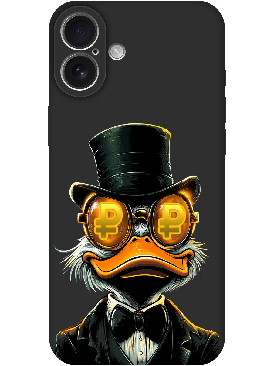 Силиконовый чехол на Apple iPhone 16 Plus с принтом "Скрудж и Рубль" матовый черный, Черный;белый;оранжевый, 785197171
Силиконовый чехол на Apple iPhone 16 Plus с принтом "Скрудж и Рубль" матовый черный, Черный;белый;оранжевый, 785197171