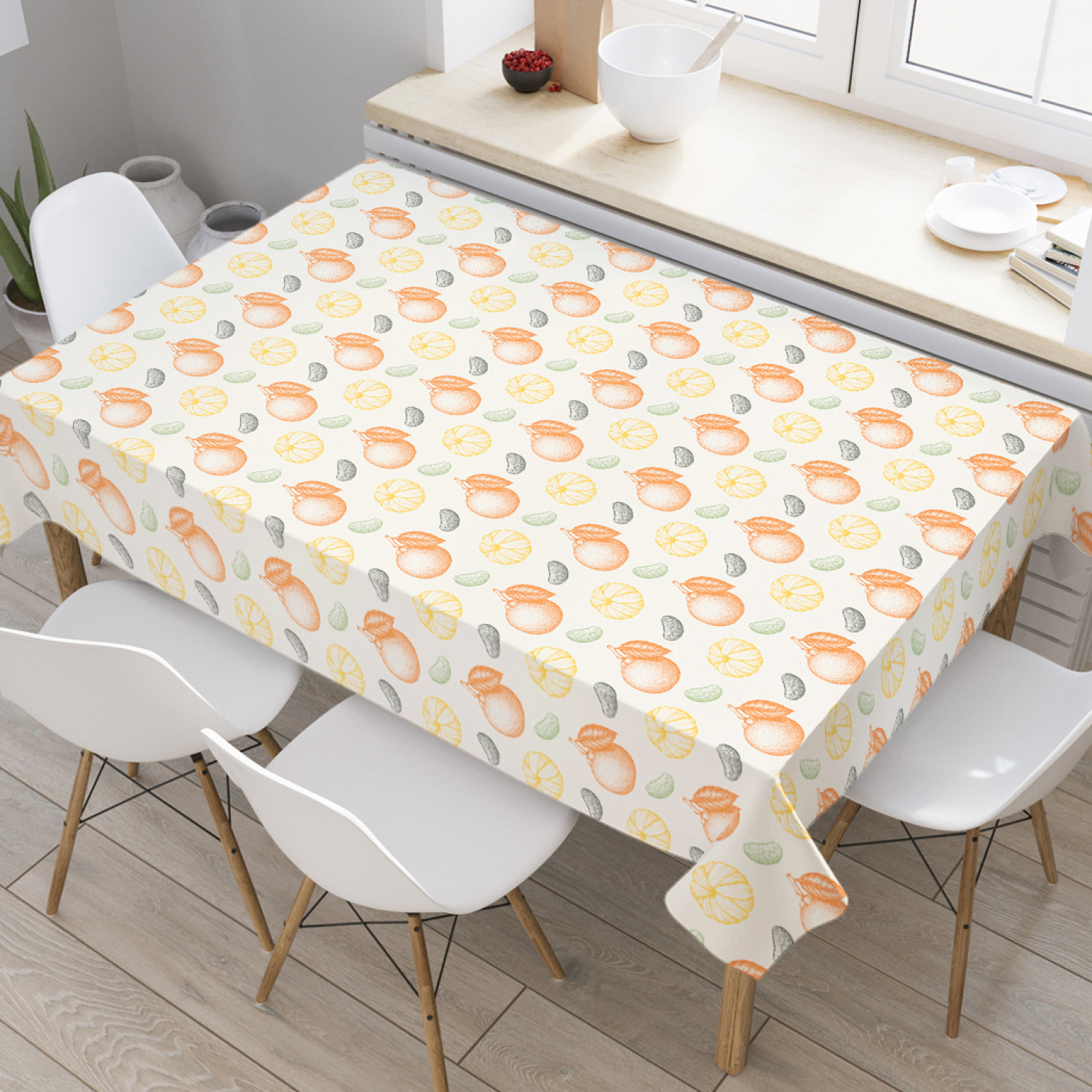 Скатерть прямоугольная JoyArty "Очищенный апельсин" из оксфорда, 180x145см, Белый, Очищенный апельсин
Скатерть прямоугольная JoyArty "Очищенный апельсин" из оксфорда, 180x145см, Белый, Очищенный апельсин