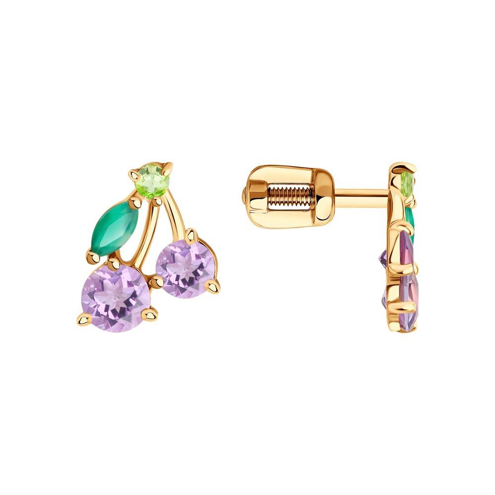 Серьги-пусеты из красного золота с агатом/хризолитом Diamant 51-322-01375-1, 51-322-01375-1
Серьги-пусеты из красного золота с агатом/хризолитом Diamant 51-322-01375-1, 51-322-01375-1