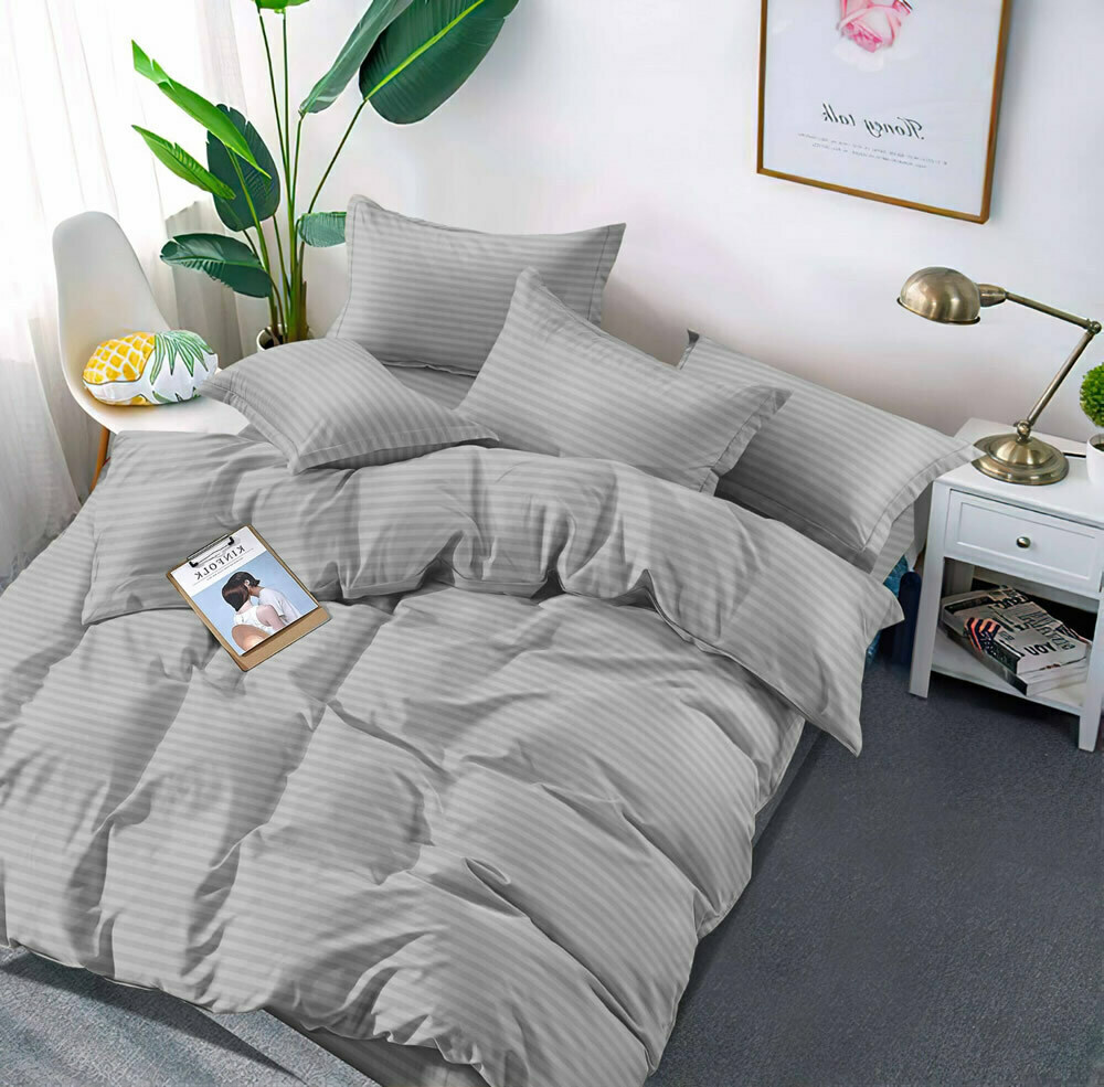 Простыня Maktex из страйп-сатина 150x220 Серая 1х1, Страйп-сатиновые простыни из хлопка
Простыня Maktex из страйп-сатина 150x220 Серая 1х1, Страйп-сатиновые простыни из хлопка