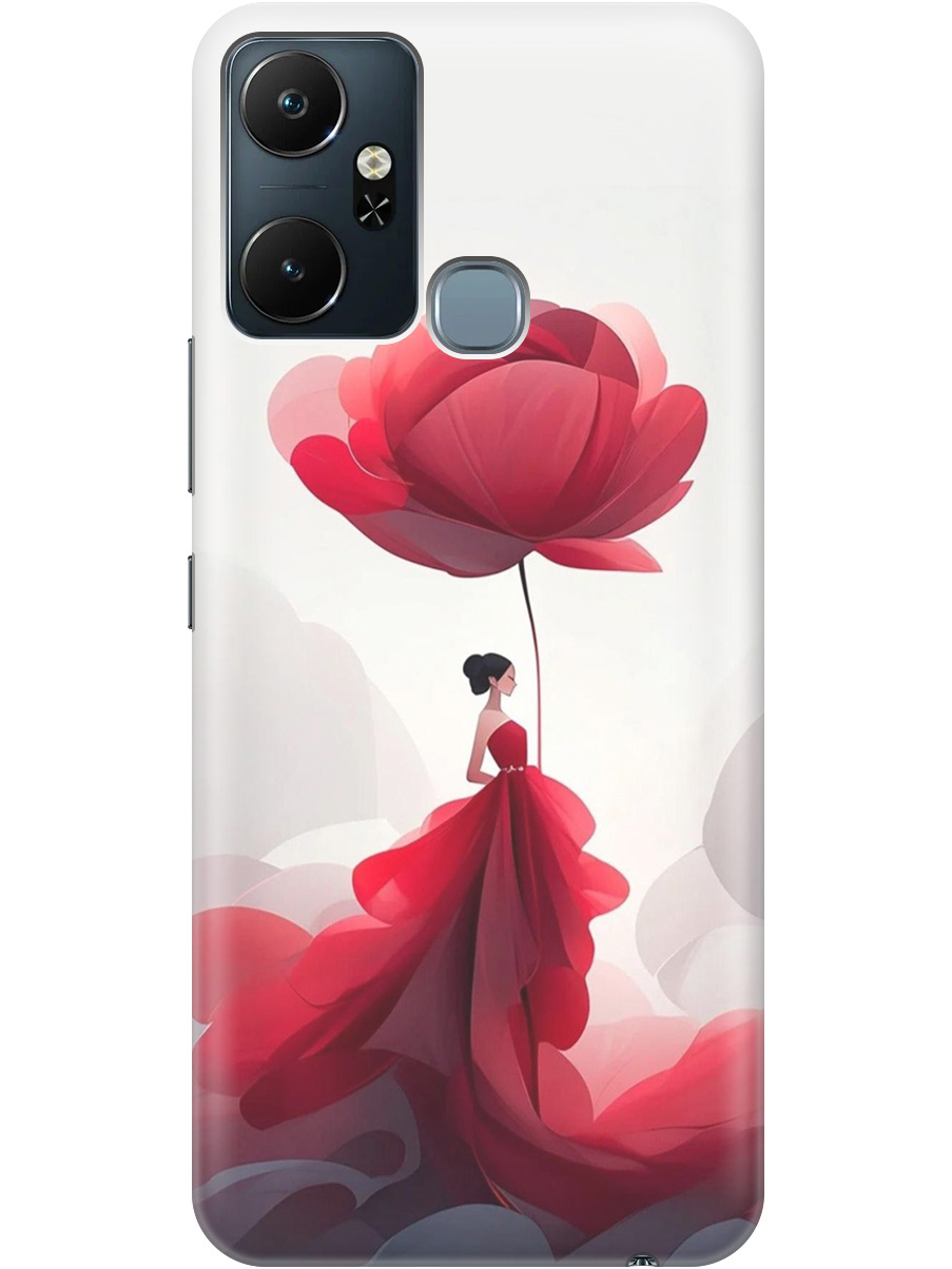 Силиконовый чехол на Infinix Smart 6 Plus с рисунком "Цветочная девушка в красном", Белый;красный, 20000390
Силиконовый чехол на Infinix Smart 6 Plus с рисунком "Цветочная девушка в красном", Белый;красный, 20000390