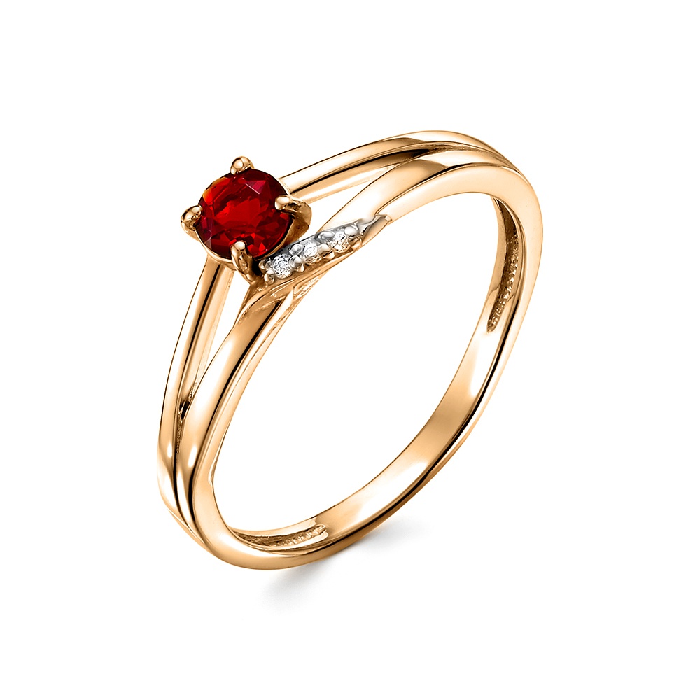 Кольцо женское из красного золота с гранатом, фианитом 585Gold 201013019, р, 201013019
Кольцо женское из красного золота с гранатом, фианитом 585Gold 201013019, р, 201013019