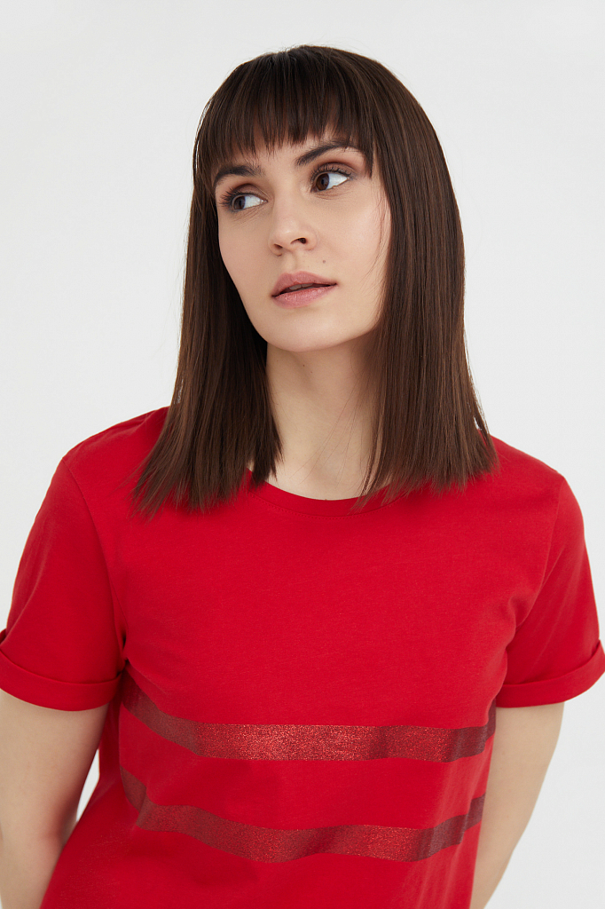 Футболка женская Finn Flare B21-12029 красная M, B21-12029
Футболка женская Finn Flare B21-12029 красная M, B21-12029