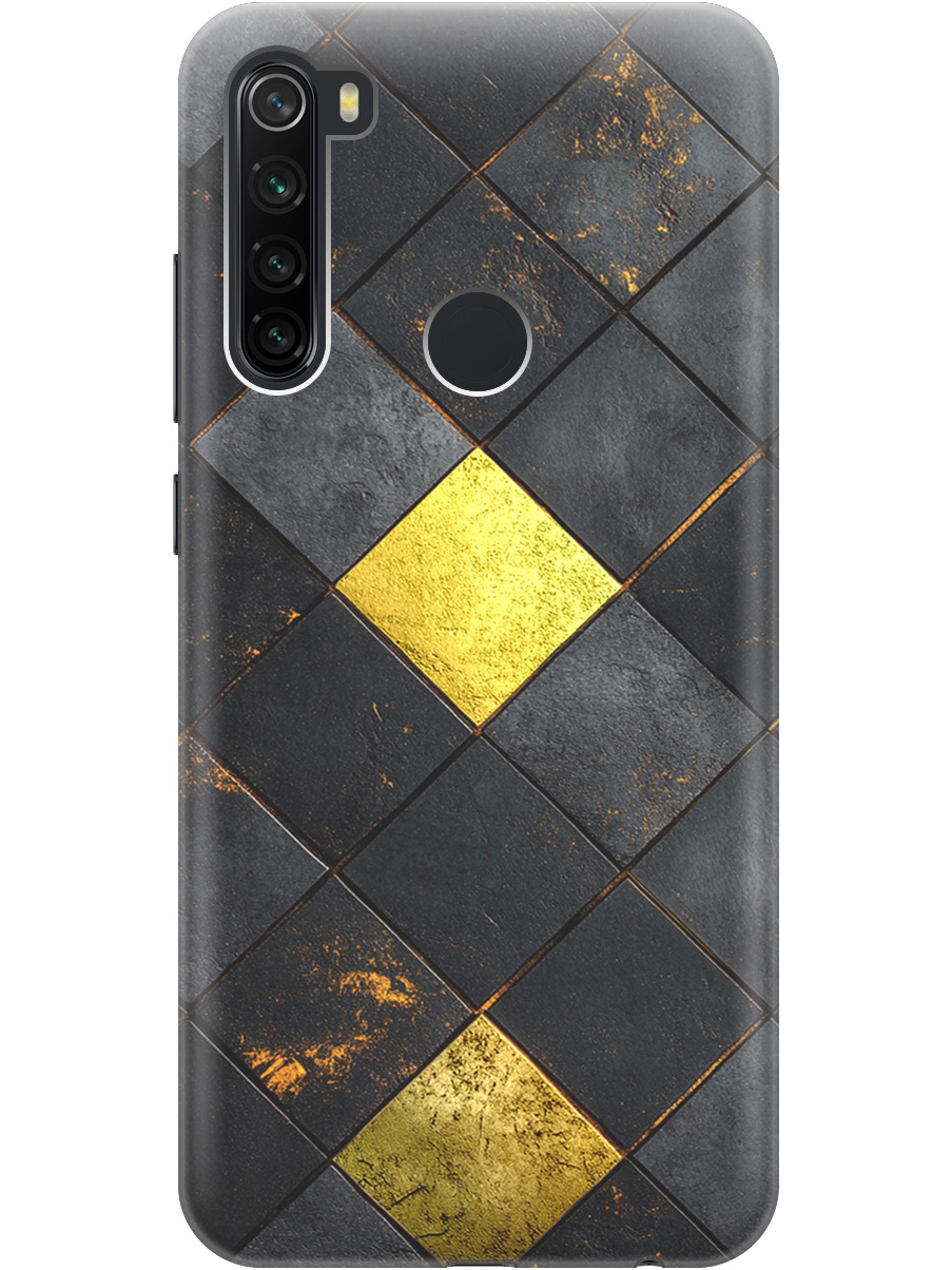 Силиконовый чехол на Xiaomi Redmi Note 8T с принтом "Черно-золотая плитка" прозрачный, Прозрачный;золотистый;черный, 722349032
Силиконовый чехол на Xiaomi Redmi Note 8T с принтом "Черно-золотая плитка" прозрачный, Прозрачный;золотистый;черный, 722349032