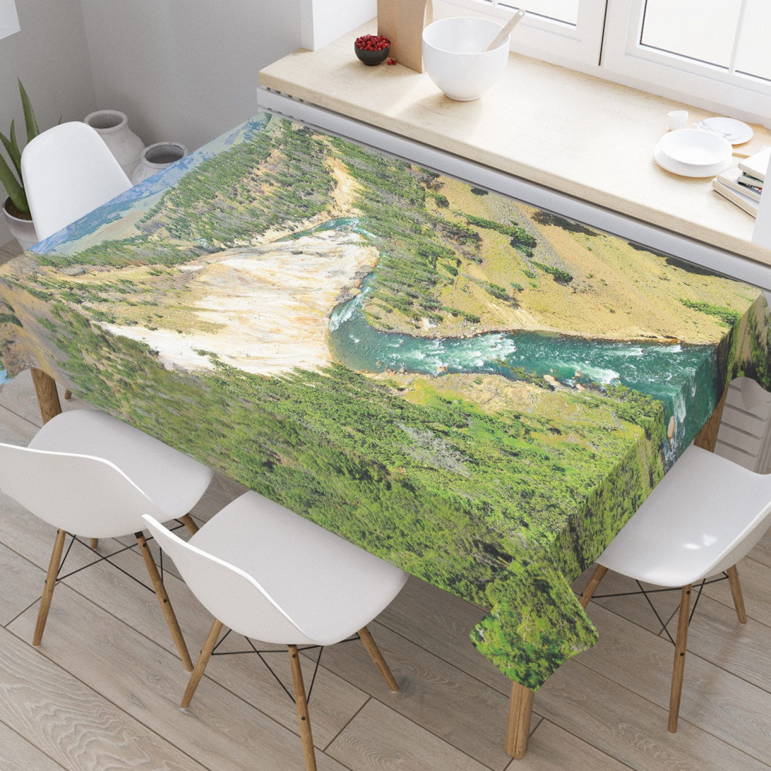 Скатерть прямоугольная на кухонный стол JoyArty "Пейзажи Вайоминга" из оксфорда, 180x145см, Зеленый, Пейзажи Вайоминга
Скатерть прямоугольная на кухонный стол JoyArty "Пейзажи Вайоминга" из оксфорда, 180x145см, Зеленый, Пейзажи Вайоминга