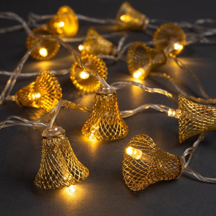 Световая гирлянда новогодняя Luazon Lighting Колокольчик 2388631 4 м белый теплый, Колокольчик
Световая гирлянда новогодняя Luazon Lighting Колокольчик 2388631 4 м белый теплый, Колокольчик