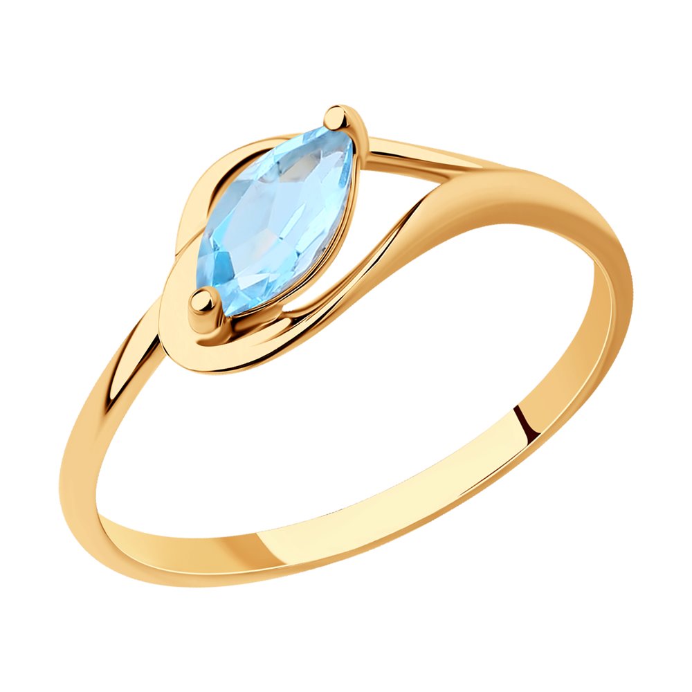 Кольцо из красного золота с топазом р. 18 SOKOLOV 716547, 716547
Кольцо из красного золота с топазом р. 18 SOKOLOV 716547, 716547