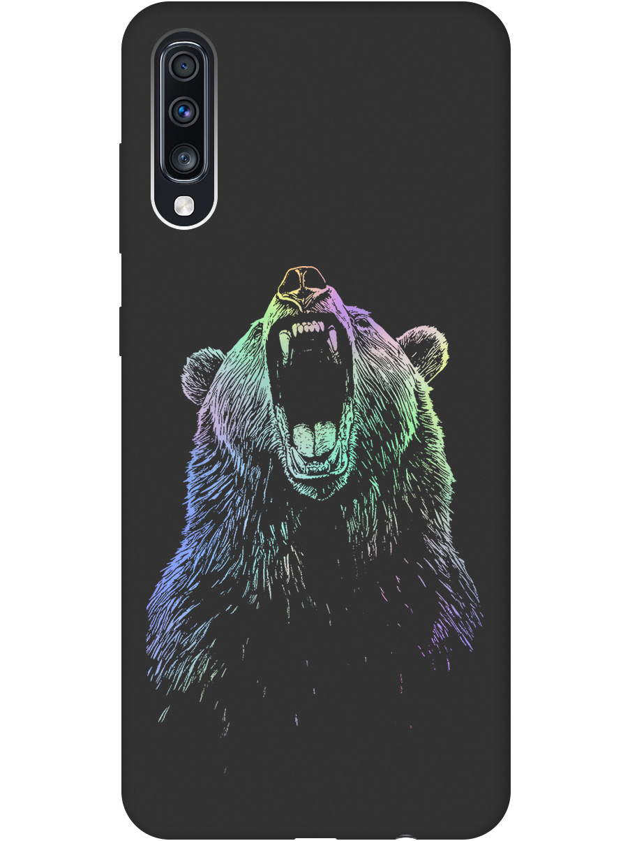 Силиконовый чехол на Samsung Galaxy A70 / A70s с принтом "Медведь Гризли" матовый черный, Черный;серебристый, 720804413
Силиконовый чехол на Samsung Galaxy A70 / A70s с принтом "Медведь Гризли" матовый черный, Черный;серебристый, 720804413
