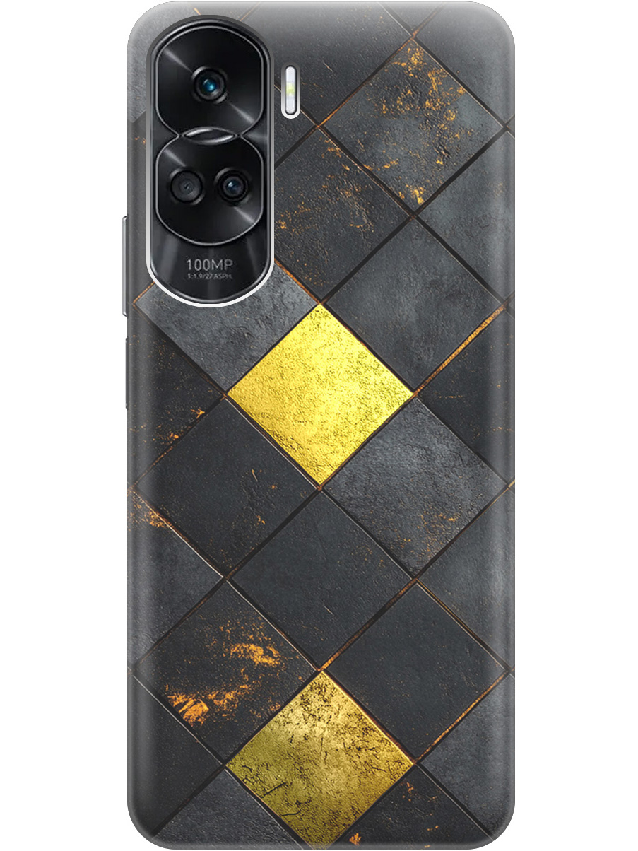 Силиконовый чехол на Honor 90 Lite с принтом "Черно-золотая плитка" прозрачный, Прозрачный;золотистый;черный, 772622632
Силиконовый чехол на Honor 90 Lite с принтом "Черно-золотая плитка" прозрачный, Прозрачный;золотистый;черный, 772622632