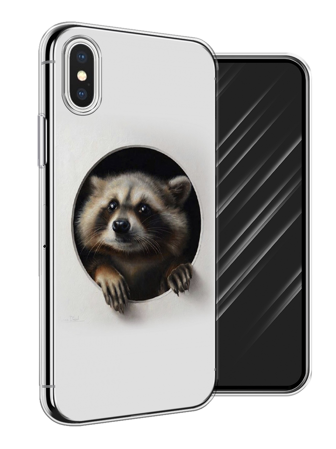 Чехол Awog на Apple iPhone XS (10S) / Айфон XS (10S) "Любопытный енот", Разноцветный, 11850-1
Чехол Awog на Apple iPhone XS (10S) / Айфон XS (10S) "Любопытный енот", Разноцветный, 11850-1
