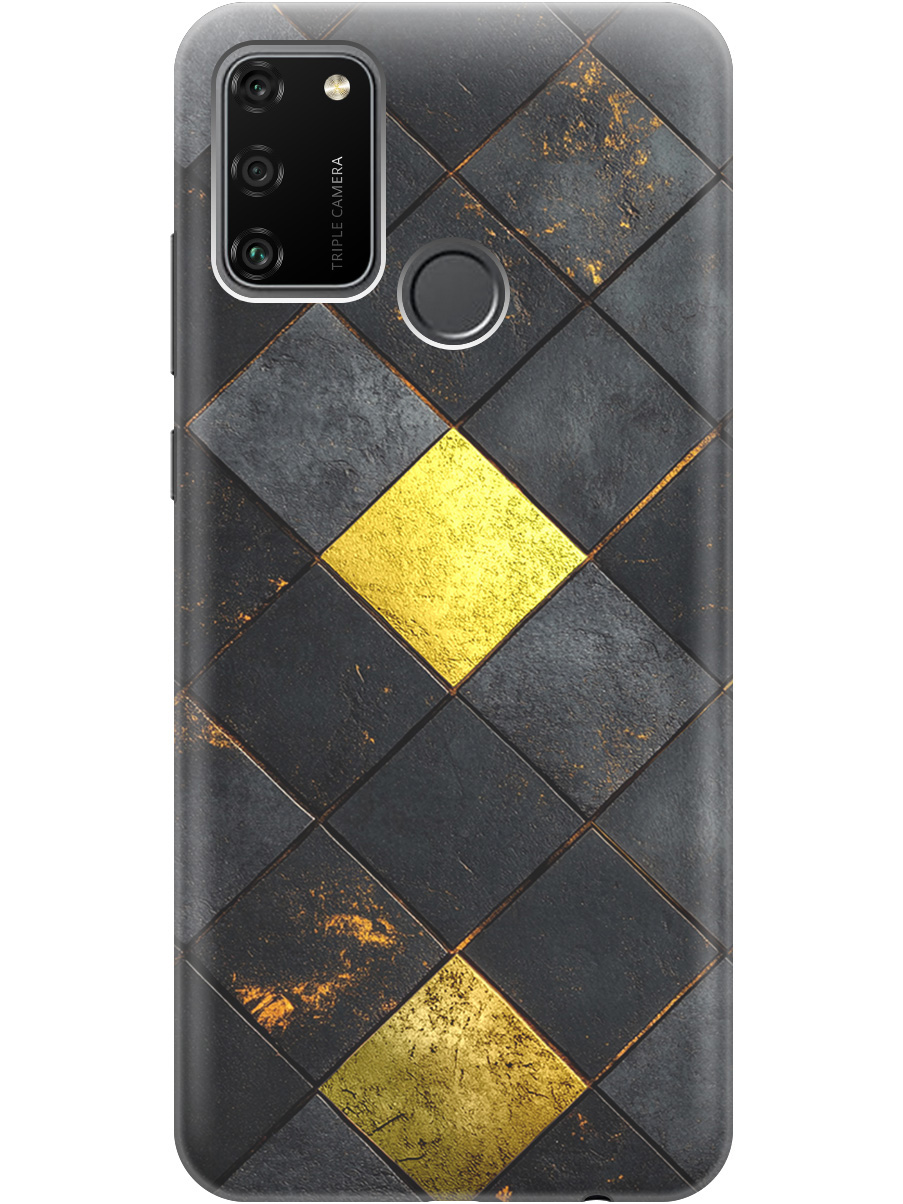 Силиконовый чехол на Honor 9A с принтом "Черно-золотая плитка" прозрачный, Прозрачный;золотистый;черный, 722942032
Силиконовый чехол на Honor 9A с принтом "Черно-золотая плитка" прозрачный, Прозрачный;золотистый;черный, 722942032