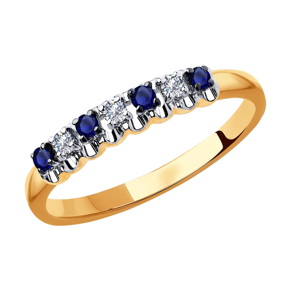 Кольцо из красного золота с бриллиантом/сапфиром р. 16 SOKOLOV Diamonds 2011114, 2011114
Кольцо из красного золота с бриллиантом/сапфиром р. 16 SOKOLOV Diamonds 2011114, 2011114