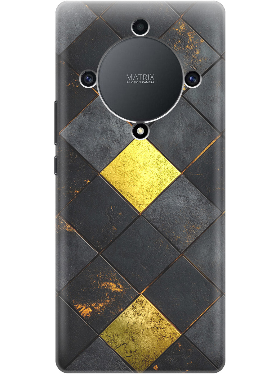 Силиконовый чехол на Honor X9a/Magic5 Lite с принтом "Черно-золотая плитка" прозрачный, Прозрачный;золотистый;черный, 769394732
Силиконовый чехол на Honor X9a/Magic5 Lite с принтом "Черно-золотая плитка" прозрачный, Прозрачный;золотистый;черный, 769394732