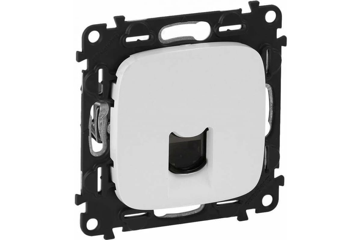 Механизм розетки комп. 1-м Valena Allure RJ45 CAT.5E UTP с лицевой панелью бел. Leg 753740, Белый
Механизм розетки комп. 1-м Valena Allure RJ45 CAT.5E UTP с лицевой панелью бел. Leg 753740, Белый