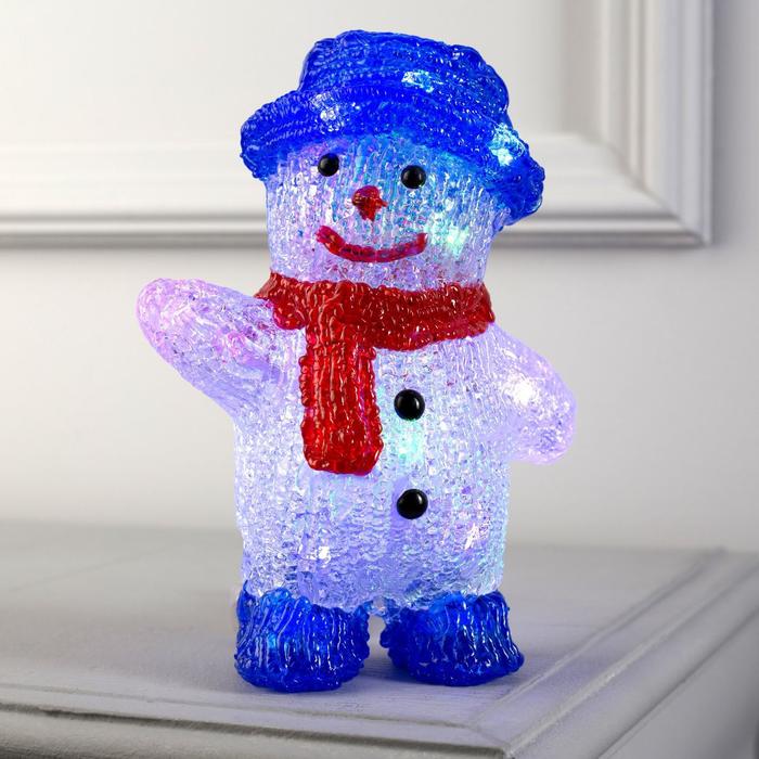 Световая фигура Luazon Lighting Приветливый снеговик 5037528 разноцветный/RGB, Приветливый снеговик
Световая фигура Luazon Lighting Приветливый снеговик 5037528 разноцветный/RGB, Приветливый снеговик