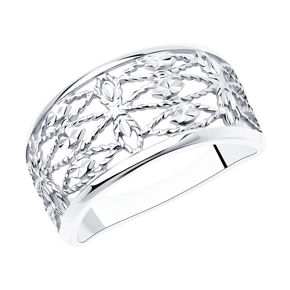 фото Кольцо из серебра р. 19.5 diamant 94-110-00720-1