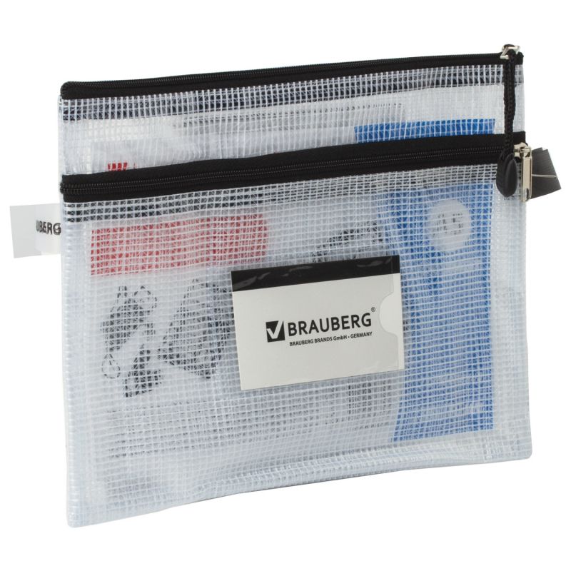 Папка Brauberg 223890сн, на молнии 238х180 мм, А5, 2 отд., ПВХ, сетка, прозрачная, 0,3 мм, Прозрачный, 238х180 мм, А5, 2 отд., ПВХ, сетка, прозрачная, 0,3 мм
Папка Brauberg 223890сн, на молнии 238х180 мм, А5, 2 отд., ПВХ, сетка, прозрачная, 0,3 мм, Прозрачный, 238х180 мм, А5, 2 отд., ПВХ, сетка, прозрачная, 0,3 мм