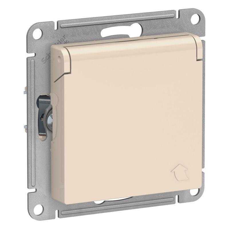 Механизм розетки 1-м СП ATLAS DESIGN с заземл. защ. шторки с защ. крышкой 16А IP20 беж. Sc, Бежевый
Механизм розетки 1-м СП ATLAS DESIGN с заземл. защ. шторки с защ. крышкой 16А IP20 беж. Sc, Бежевый