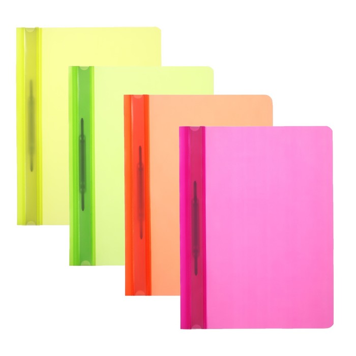 Набор папок-скоросшивателей А4, Calligrata Neon, 160 мкм, 8 штук, МИКС, прозрачный верх (8, Разноцветный
Набор папок-скоросшивателей А4, Calligrata Neon, 160 мкм, 8 штук, МИКС, прозрачный верх (8, Разноцветный
